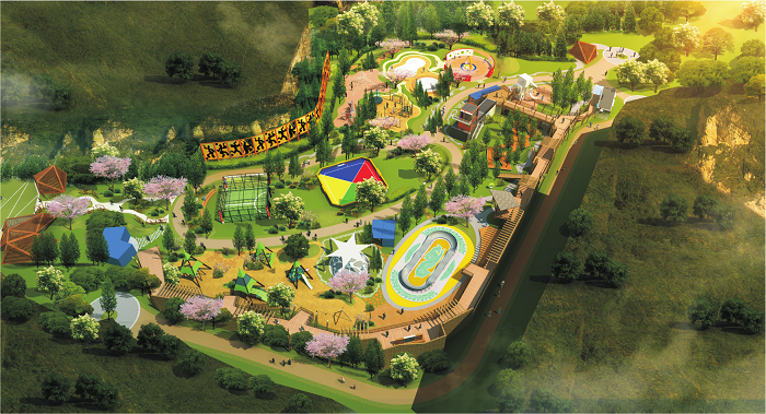 二七区建业足球小镇开园